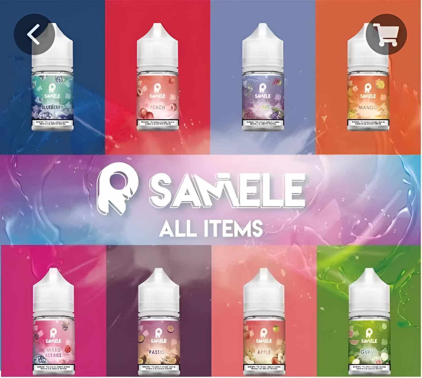 SAMELE 冰釀小煙油｜30ML/30mg 清涼暢快口感