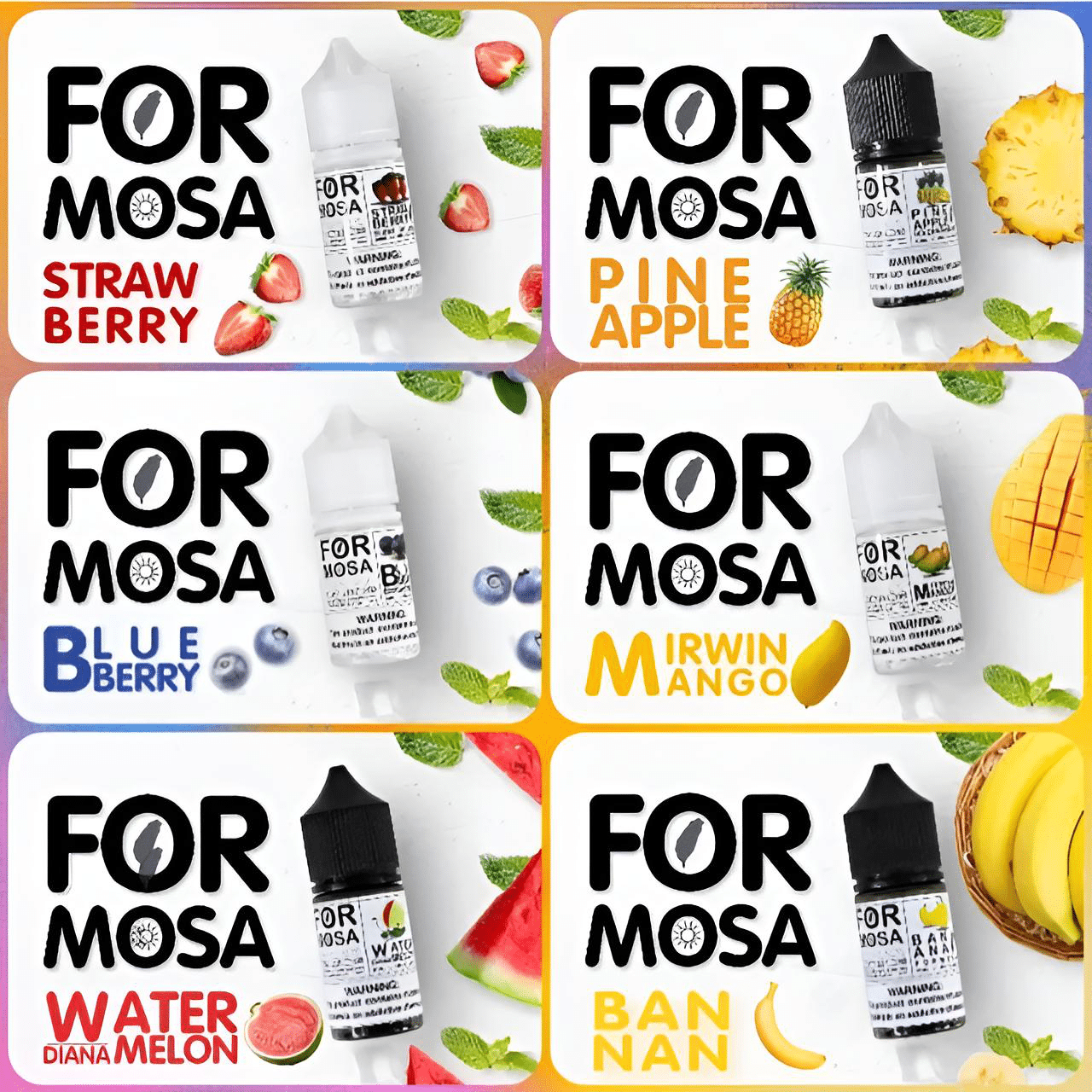 FORMOSA 煙油｜福爾摩沙系列小煙專用｜30ML 瓶裝｜711到付